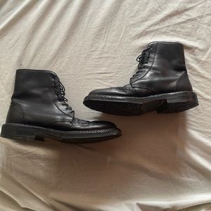 Black Lace-up ETRO boots.